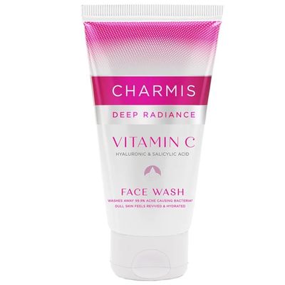 Charmis Deep Radiance Vitamin C Face Wash, Hyaluronic Acid & Salicylic Acid