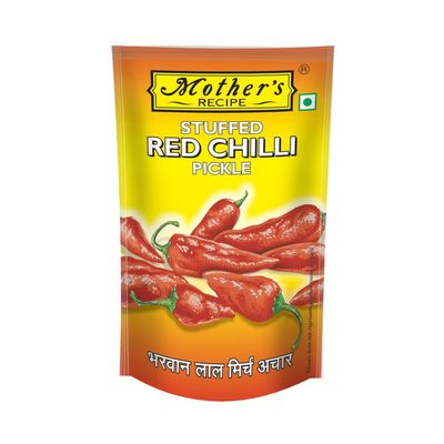Mothers Recipe Stuffed Red Chilli Pickle