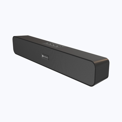 Portronics Decibel 24, Wireless Stereo Soundbar - Black