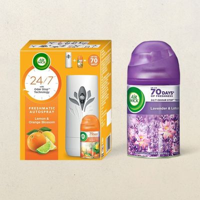 Airwick Freshmatic Refill Lavender & Lotus(250ml) & Airwick Freshmatic Refill Lavender & Lotus(250ml) Combo