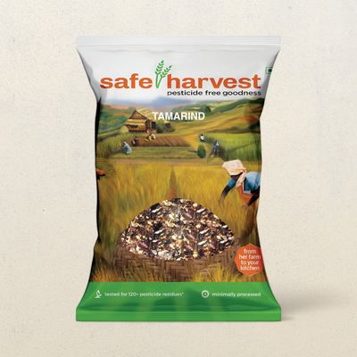 Safe Harvest Pesticide-Free Seedless Tamarind | Seedless Imli | Soft & Delicious
