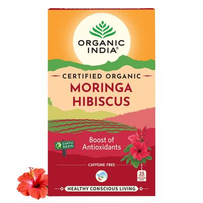 Organic India Moringa Hibiscus
