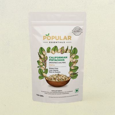 Popular Essential Californian Pistachios Roasted & Salted (With Shell)