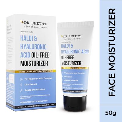 Dr. Sheth’s Haldi & Hyaluronic Acid Oil-Free Moisturizer