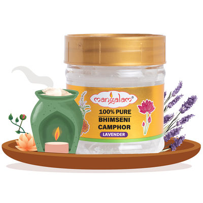 Mangalam Camphor Bhimseni Lavender Jar