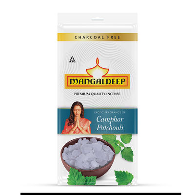 Mangaldeep Incense Sticks With Ziplock Pack | Infused Fragrance Of Camphor And Patchaouli