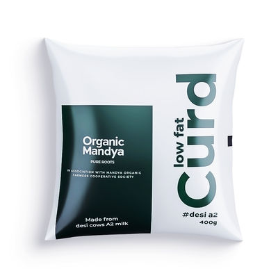 Organic Mandya Desi A2 Low Fat Curd