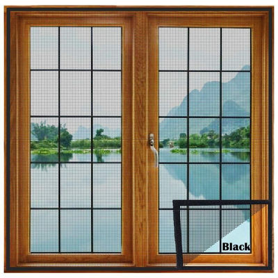 Upgraded & Stitched - Lifekrafts Window Mosquito Net (Size-120X120Cm Color-Black)
