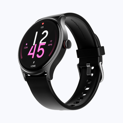 boAt Lunar Vista Smartwatch | 1.52" Display | BT Calling | Functional Crown - Active Black
