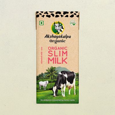 Akshayakalpa Organic Slim Milk - Uht
