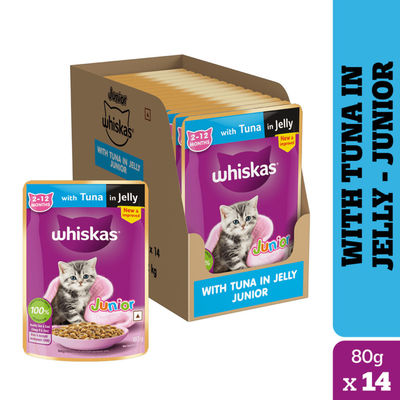 Whiskas Junior Tuna in Jelly Wet Cat Food