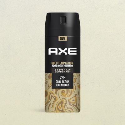 Axe Gold Temptation Deodorant | 72H Freshness | Spiced Fragrance | For Men