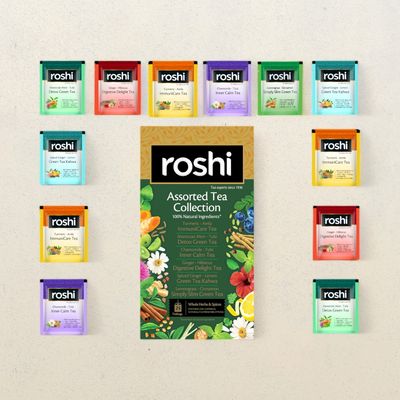 Roshi Assorted Herbal and Green Tea Bags