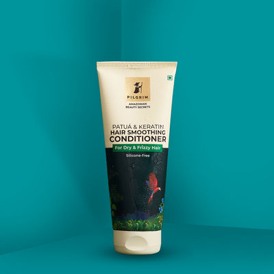 Pilgrim Patuá & Keratin Hair Smoothening Conditioner for Dry & Frizzy hair Women & Men