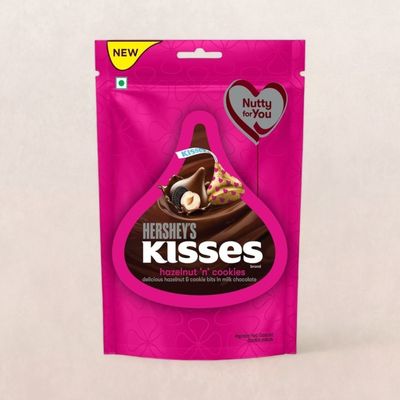Hershey's Kisses Hazelnut 'N' Cookies Chocolate Share Bag