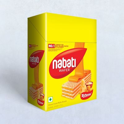 Nabati Cream Wafer Biscuits - Richeese