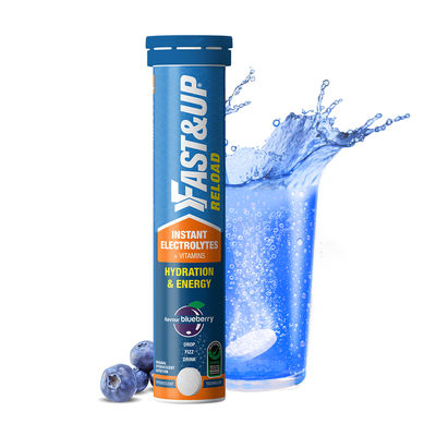 Fast&Up Reload Blue Berry Instant Energy Drink 5 Essential Electrolytes