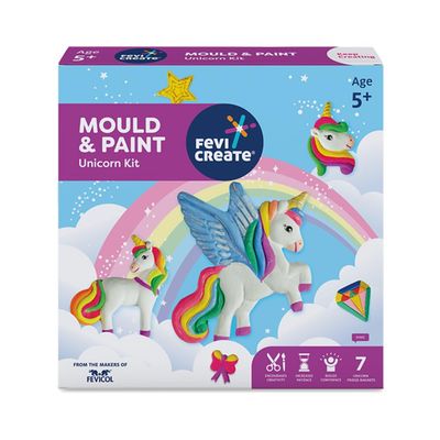 Fevicreate Unicorn Kit - Mould Paint & Play With Magical Unicorns