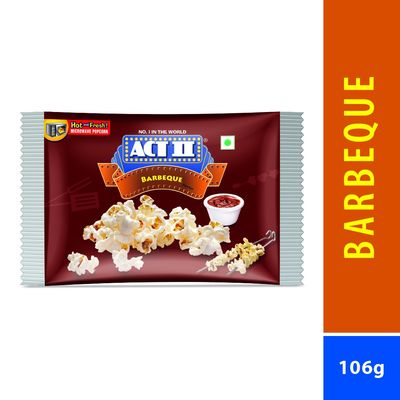 Act II Microwave Popcorn - Barbeque, Hot & fresh in 3 Mins