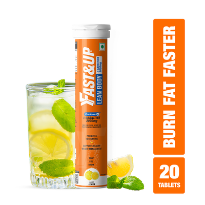 Fast&Up L-Carnitine Fat Burner For Weight Loss - Lemon