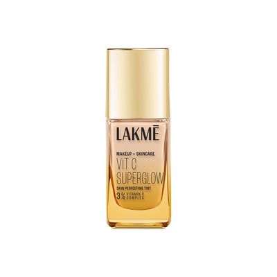 Lakme Makeup+Skincare VitC Superglow Skin Perfecting Tint Cool Ivory C100