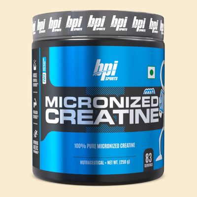 BPI Sports Micronized Creatine -CreatineMonohydrate,83Serv Unflav -Muscle Repair & Recovery