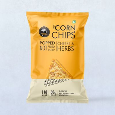 4700BC Chips+ Cheese & Herbs Popped Corn-Based