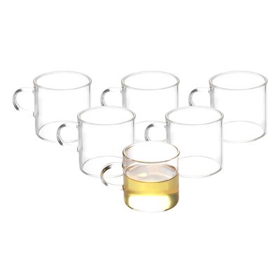 Sanjeev Kapoor Tucson High Borosilicate Mug 130 ml - Set Of 6 pcs