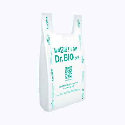 Dr. Bio Carry Bags Large 16 x 20 Inch Compostable