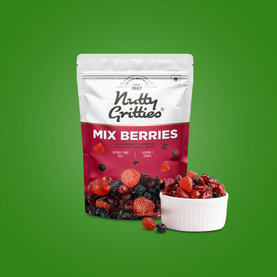 Nutty Gritties Premium Mix Berries - 4 in 1 Fibre-Rich Snack