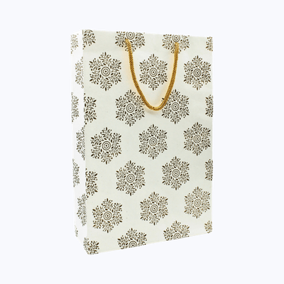 Se7En Printed Paper Bag | Size- 8 X 12 X 3 Inch (Colour May Vary)