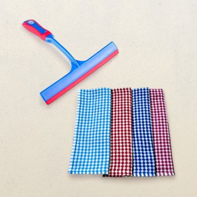 Chakaachak Eazo Wiper(1pc) & Kitchen Towel Diamond Design(4pc) Combo