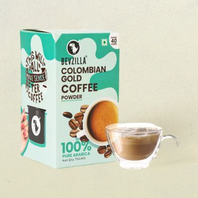 Bevzilla Premium Arabica Beans Medium Roast Organic Instant Coffee Powder