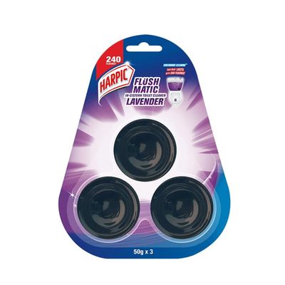 Harpic Flushmatic Toilet Cleaner Blocks - Lavender