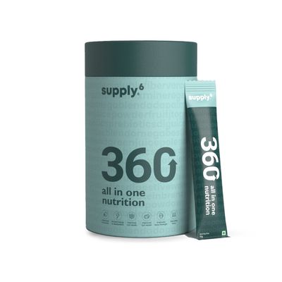 Supply6 360 Ultimate Health Powder Probiotics & SuperFOODs For Gut Health & Immunity