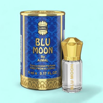 Ajmal Blu Moon Concentrated Floral and Fruity Alcohol-free Perfume for Women