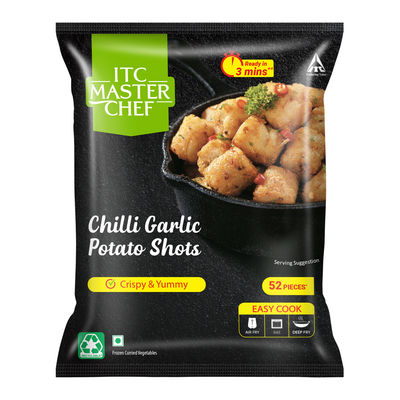 ITC Master Chef Chili Garlic Potato Shots Nuggets | 52 pieces