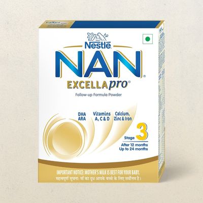 Nestle Nan Excellapro 3 Follow-Up Formula Powder - Stage 3 | After 12 Months