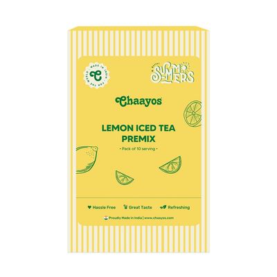 Chaayos Lemon Instant Tea Premix - Refreshing Welcome Drink
