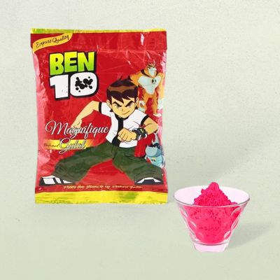 Ben 10 Magnifique Holi Gulal - Pink | 100 g