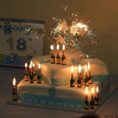 Let's Vybe Champagne Candle