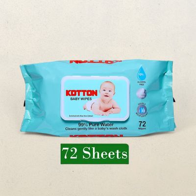 Kotton Baby Wipes Aloe Vera For Kids | 0 - 3 years