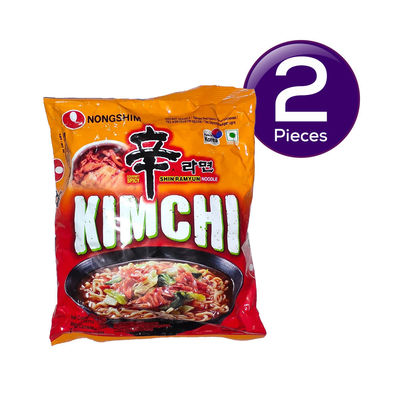 Korean Nongshim Kimchi Ramyun Noodle Soup Veg 120 g Combo
