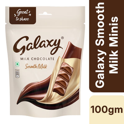 Galaxy Smooth Milk Minis Chocolate Pack with Goodness of Milk & Cocoa