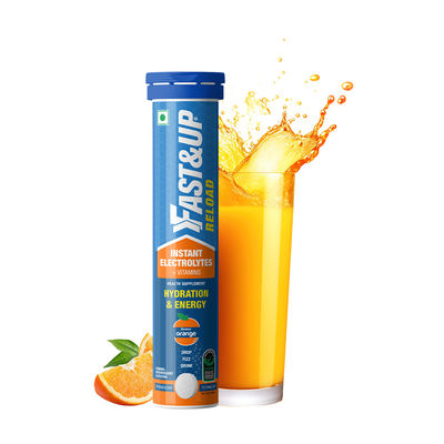Fast&Up Reload Orange Instant Energy Drink 5 Essential Electrolytes