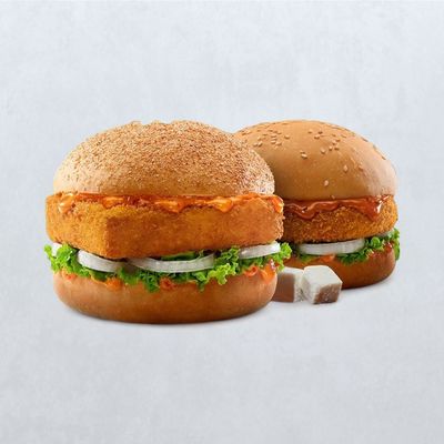 Mr. Munchies Spicy Paneer Burger Patty