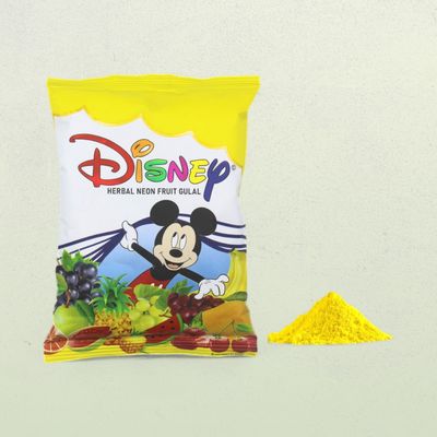 Yellow - Herbal Gulal/ Holi Color Disney