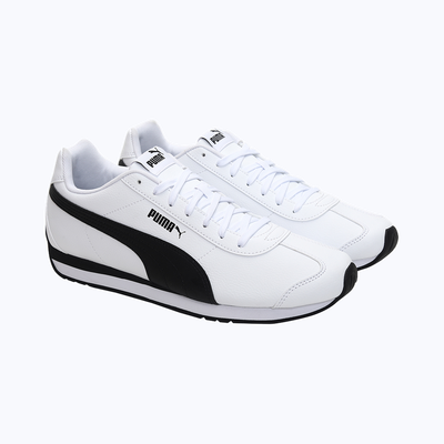Puma Unisex Turin 3 Sneakers White and Black Uk/Ind - 6
