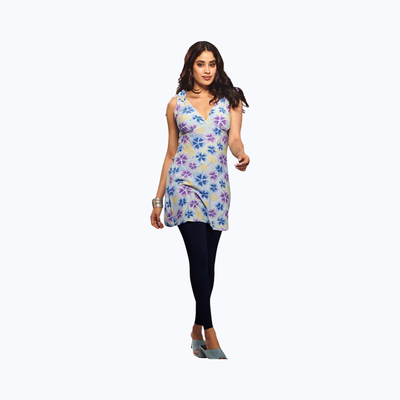 Lyra Women's Leggings Ankle Length | Cotton and Lycra - Free Size