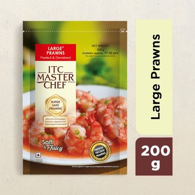 ITC Master Chef Large Prawns | Freshly Frozen | 15 hours from the Time of Harvesting